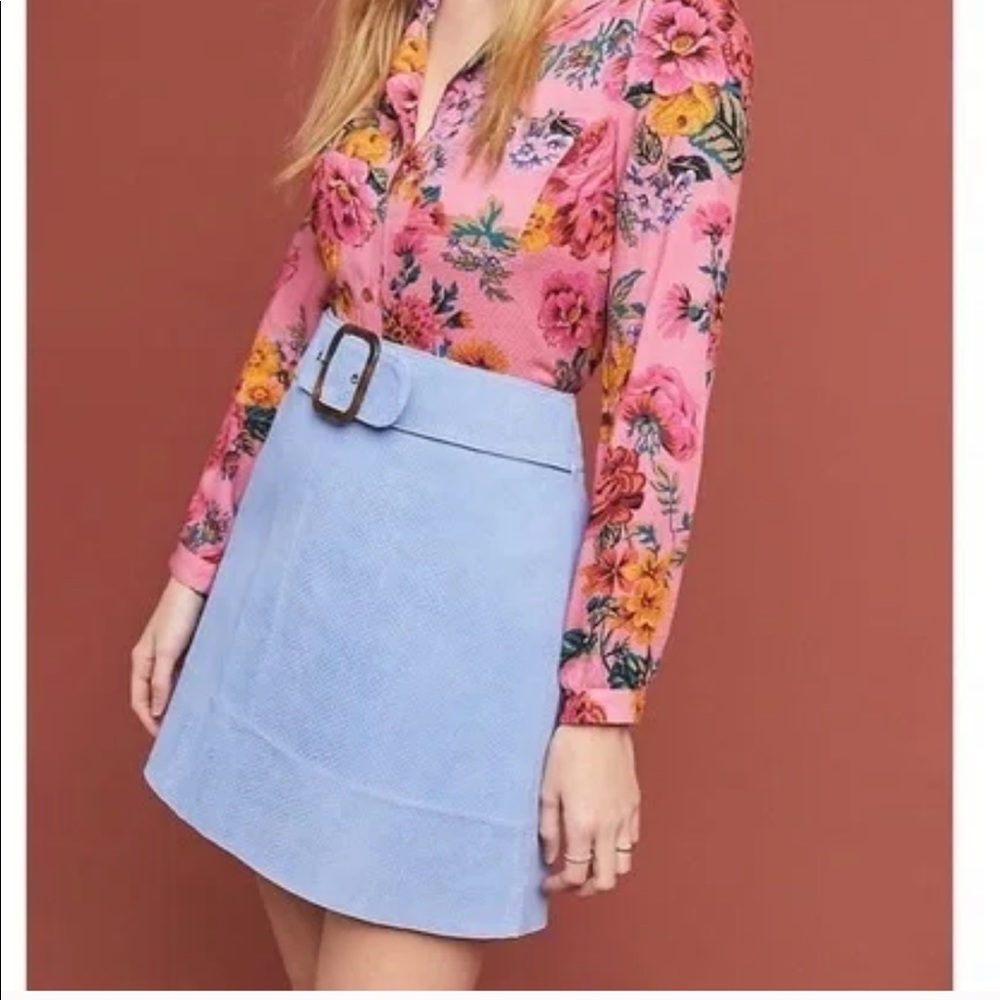 ANTHRO Suede Skirt
